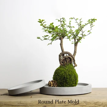 Genuine pinkmore Round Plate silicone molds Fruit Tray concrete molds DIY flower pot holder molds
Genuine pinkmore Round Plate silicone molds Fruit Tray concrete molds DIY flower pot holder molds