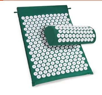 1 Set Yoga Acupressure Cushion+pillow Body Massager Acupuncture Massage Spike Yoga Mat with Pillow Pain Stress Relief
1 Set Yoga Acupressure Cushion+pillow Body Massager Acupuncture Massage Spike Yoga Mat with Pillow Pain Stress Relief