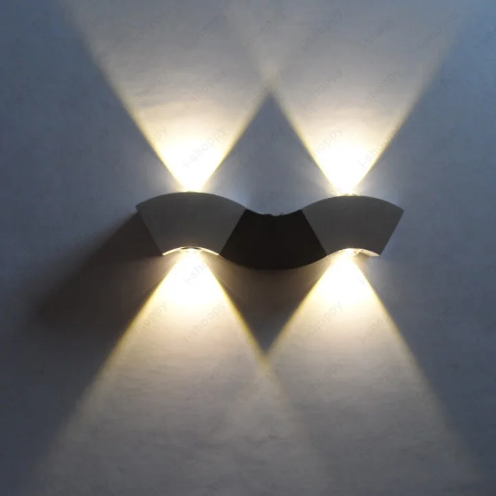Dimmable/Not 4W LED Wall Sconce Light Fixture Up/Down Wave Lamp Indoor Lighting Exhibiton Bedroom Aisle
Dimmable/Not 4W LED Wall Sconce Light Fixture Up/Down Wave Lamp Indoor Lighting Exhibiton Bedroom Aisle