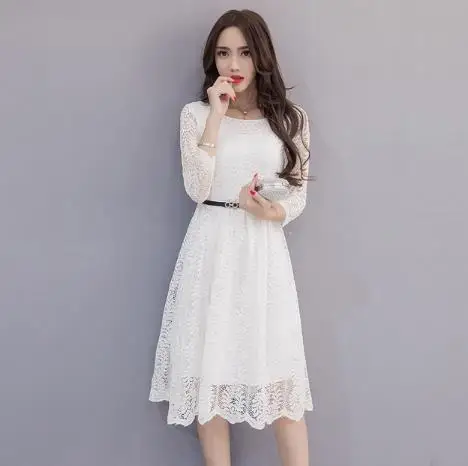 Clobee Lace Elegant A Line Women Dress Sashes Full Sleeve Long Ladies Dresses 2019 Korean Style Work Office Femme Vestidos Z634
Clobee Lace Elegant A Line Women Dress Sashes Full Sleeve Long Ladies Dresses 2019 Korean Style Work Office Femme Vestidos Z634