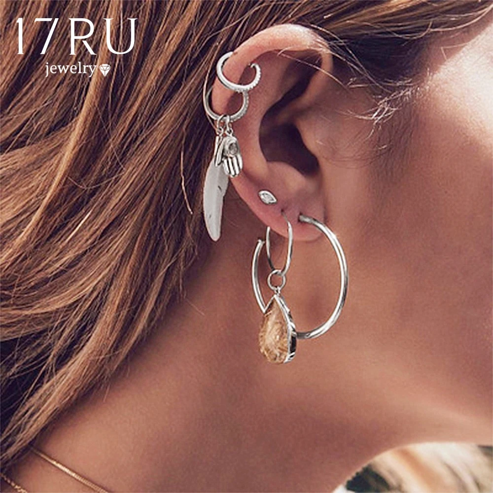 EN 8Pcs/Set Feather Crystal Drop Pendant Hoop Earrings Bohemian Women's Ancient Silver Opal Hand Set Earring Bijioux Jewelry
EN 8Pcs/Set Feather Crystal Drop Pendant Hoop Earrings Bohemian Women's Ancient Silver Opal Hand Set Earring Bijioux Jewelry