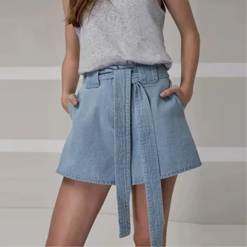Sweet fashion horn short women's waist belted pocket wide leg shorts denim A word high waist short paragraph daily casual shorts
Sweet fashion horn short women's waist belted pocket wide leg shorts denim A word high waist short paragraph daily casual shorts