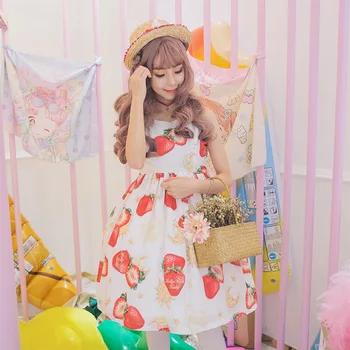 2019 Direct Selling Time-limited Lolita Shoulder-straps Princess Dress Sweet Lady Of Tall Waist Skirt With Jsk Wholesale Bow
2019 Direct Selling Time-limited Lolita Shoulder-straps Princess Dress Sweet Lady Of Tall Waist Skirt With Jsk Wholesale Bow