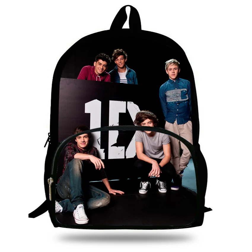 16-inch Fashion Children Boys Backpack 1D One Direction Bag For Men Kids School Backpack For Girls Mochila Escolar Infantil
16-inch Fashion Children Boys Backpack 1D One Direction Bag For Men Kids School Backpack For Girls Mochila Escolar Infantil