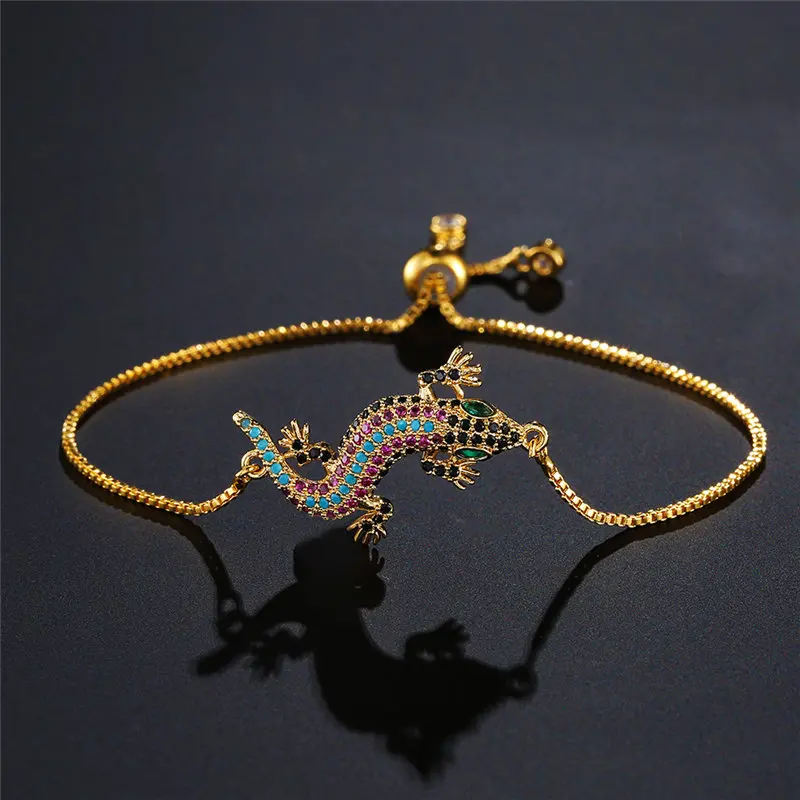 NEWBUY Adjustable Bracelets Punk Jewelry Full Cubic Zirconia Lizard Charm Bracelets Statement Female Party Accessories Jewelry
NEWBUY Adjustable Bracelets Punk Jewelry Full Cubic Zirconia Lizard Charm Bracelets Statement Female Party Accessories Jewelry