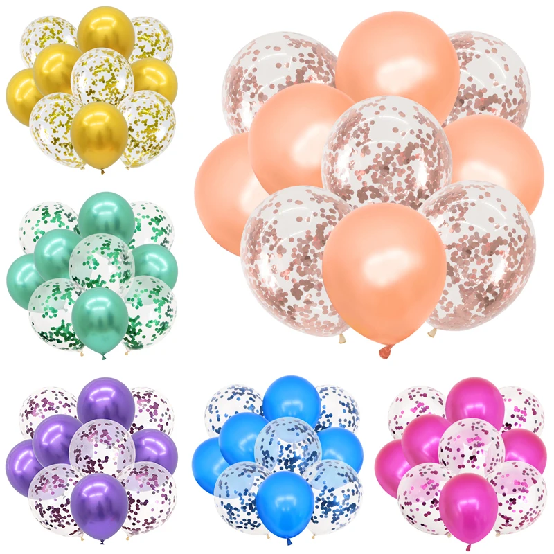 10pcs/lot 12inch Latex Balloons And Colored Confetti Birthday Party Decorations Mix Rose Wedding Decoration Helium Ballon
10pcs/lot 12inch Latex Balloons And Colored Confetti Birthday Party Decorations Mix Rose Wedding Decoration Helium Ballon