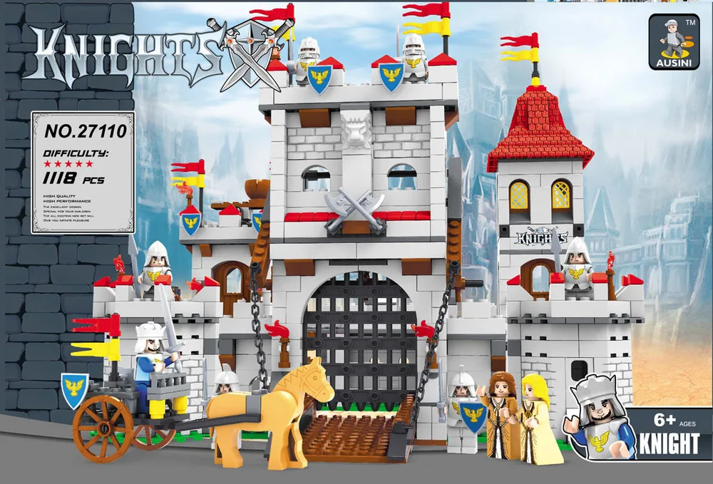 Ausini building block set compatible with lego Knights castle series 037 3D Construction Brick Educational Hobbies Toys for Kids
Ausini building block set compatible with lego Knights castle series 037 3D Construction Brick Educational Hobbies Toys for Kids