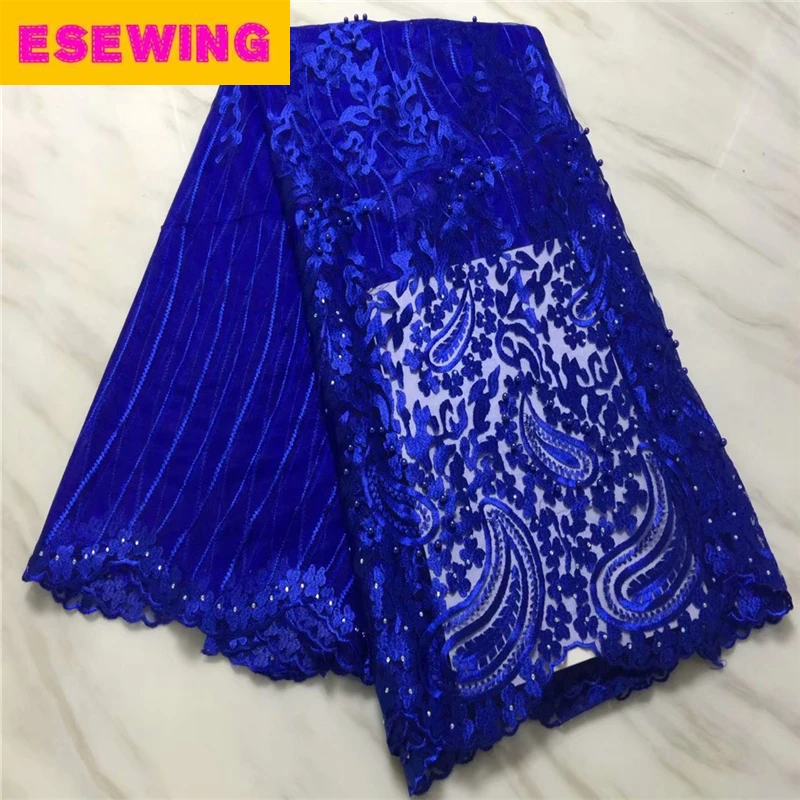 ESEWING Best Quality African Lace Fabric Blue Swiss Voile Lace High Quality Emboridery French Mesh 2018 Nigeria Lace Fabric
ESEWING Best Quality African Lace Fabric Blue Swiss Voile Lace High Quality Emboridery French Mesh 2018 Nigeria Lace Fabric
