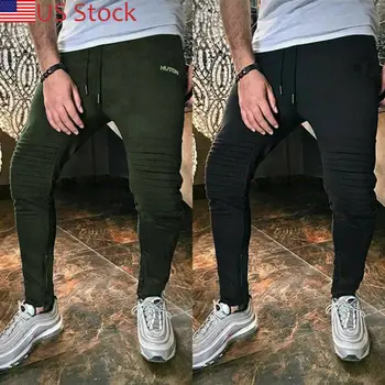 2019 Fashion Casual Mens Slim Fit Solid Sports Gym Pants Pockets Jogging Running Trousers Tracksuit Sweatpants
2019 Fashion Casual Mens Slim Fit Solid Sports Gym Pants Pockets Jogging Running Trousers Tracksuit Sweatpants