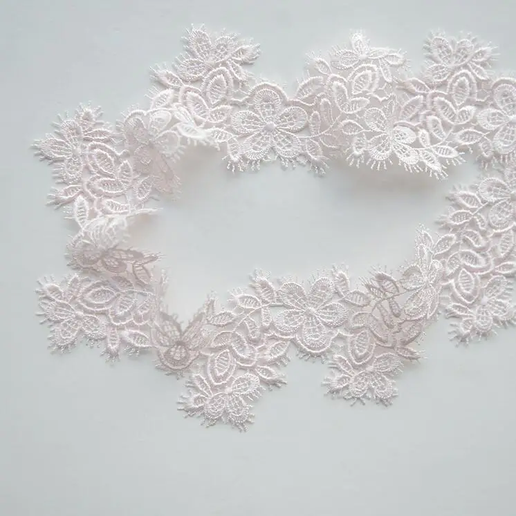 2 Meters Pink Flowers Venice Lace Trim Embroidered Water Soluble Lace Ribbon For Sewing Craft Wedding Diy 6cm
2 Meters Pink Flowers Venice Lace Trim Embroidered Water Soluble Lace Ribbon For Sewing Craft Wedding Diy 6cm
