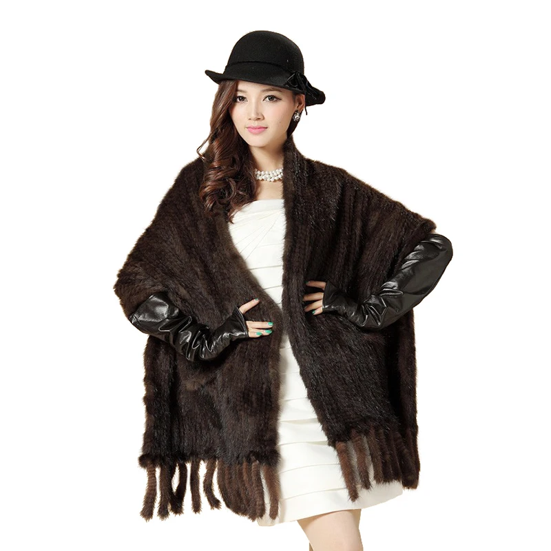 Mink cape fur mink knitted tassel large cape scarf Black mink fur shawl with pocket and fringes Fur scarf Free Shipping EMS
Mink cape fur mink knitted tassel large cape scarf Black mink fur shawl with pocket and fringes Fur scarf Free Shipping EMS