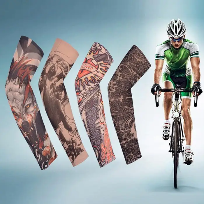 1 Pcs Cool Fake Tattoo Arm Sleeve Cycling Running Bicycle UV Sun Protection Cuff Cover Protective Arm Sleeve Bike Sport Arm Warm
1 Pcs Cool Fake Tattoo Arm Sleeve Cycling Running Bicycle UV Sun Protection Cuff Cover Protective Arm Sleeve Bike Sport Arm Warm