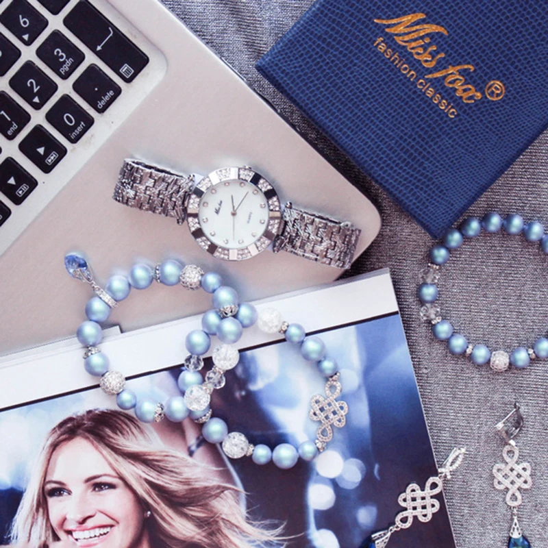 Starry Women Watches with Rhinestones Silver Alloy Band Waterproof Shockproof Female Wristwatches Bracelet Quartz Watch Relogio (13)