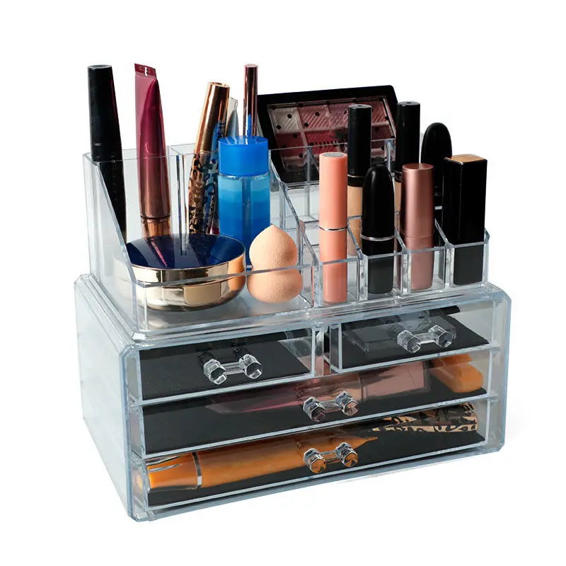 Acrylic transparent Makeup Organizer Storage Box Lipstick Storage holder Make Up tool Holder 6 Drawers Storage box For jewelry
Acrylic transparent Makeup Organizer Storage Box Lipstick Storage holder Make Up tool Holder 6 Drawers Storage box For jewelry