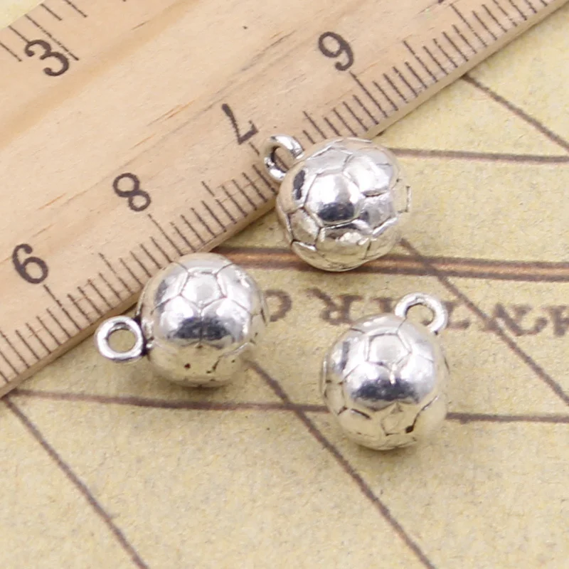 5pcs/lot Charms 3D football 13x10x10mm Tibetan Silver Pendants Crafts Making Findings Handmade Antique Jewelry DIY for Necklace
5pcs/lot Charms 3D football 13x10x10mm Tibetan Silver Pendants Crafts Making Findings Handmade Antique Jewelry DIY for Necklace