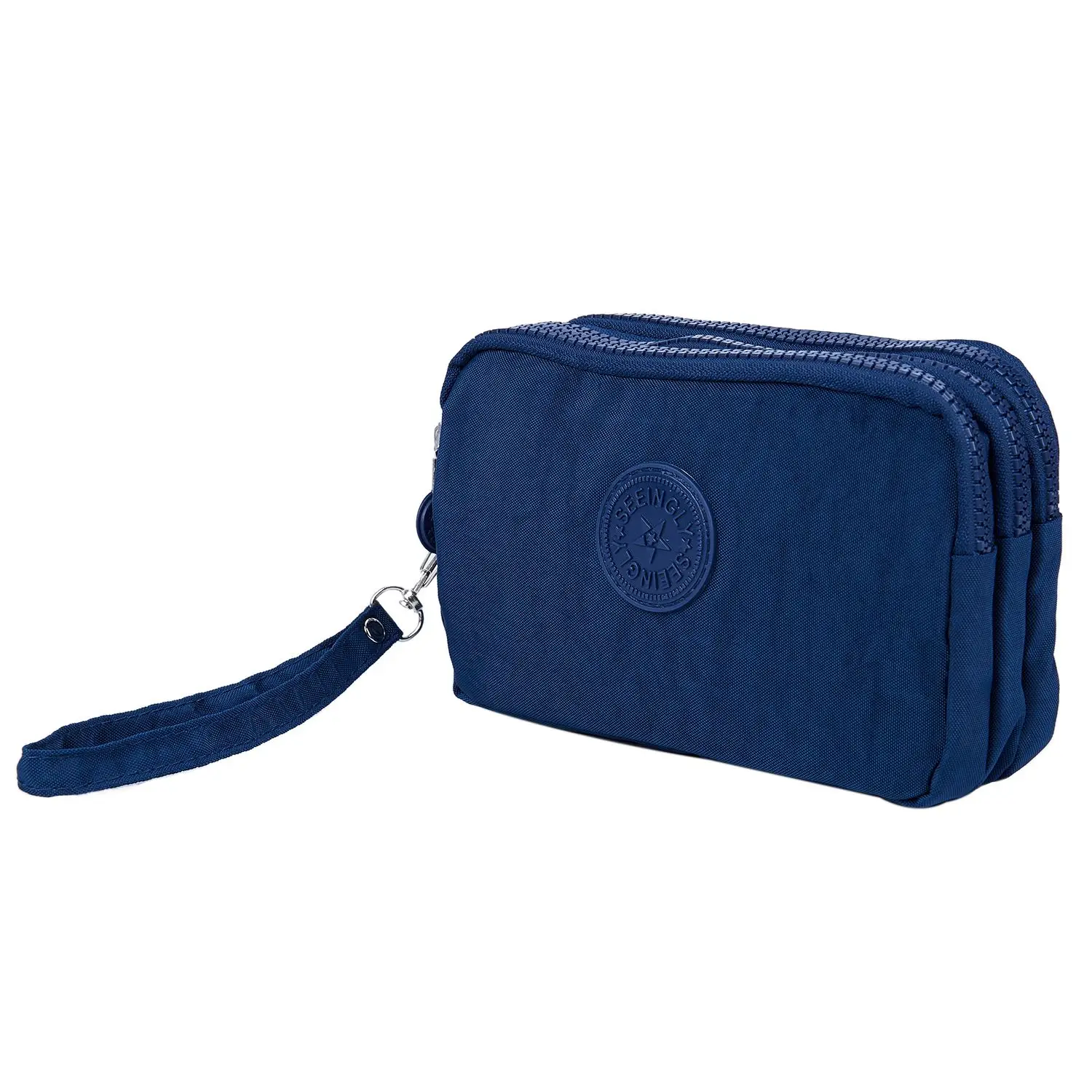 JHD Women Small Wallet Washer Wrinkle Fabric Phone Purse Three Zippers Portable Make Up bag
JHD Women Small Wallet Washer Wrinkle Fabric Phone Purse Three Zippers Portable Make Up bag