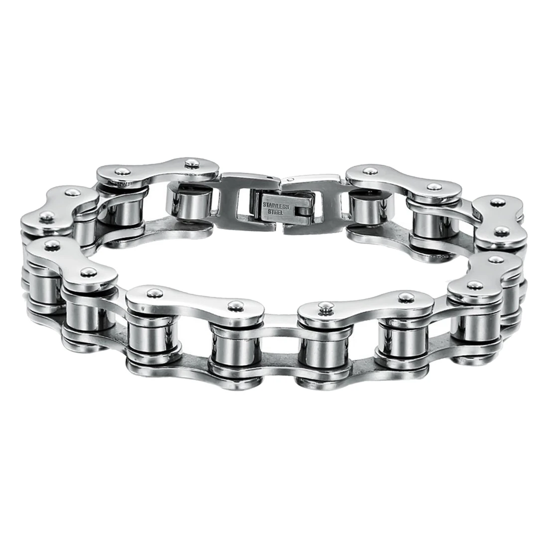 Men's Fashion Titanium Steel Silver Chain Bracelet
Men's Fashion Titanium Steel Silver Chain Bracelet