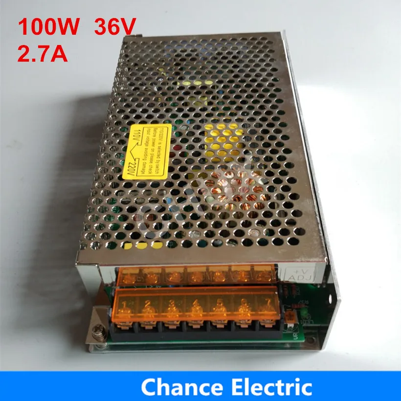 100W 36V 2.7A 220V Input Single Output Switching Power Supply For LED Strip Light AC to DC Switch Power 
100W 36V 2.7A 220V Input Single Output Switching Power Supply For LED Strip Light AC to DC Switch Power