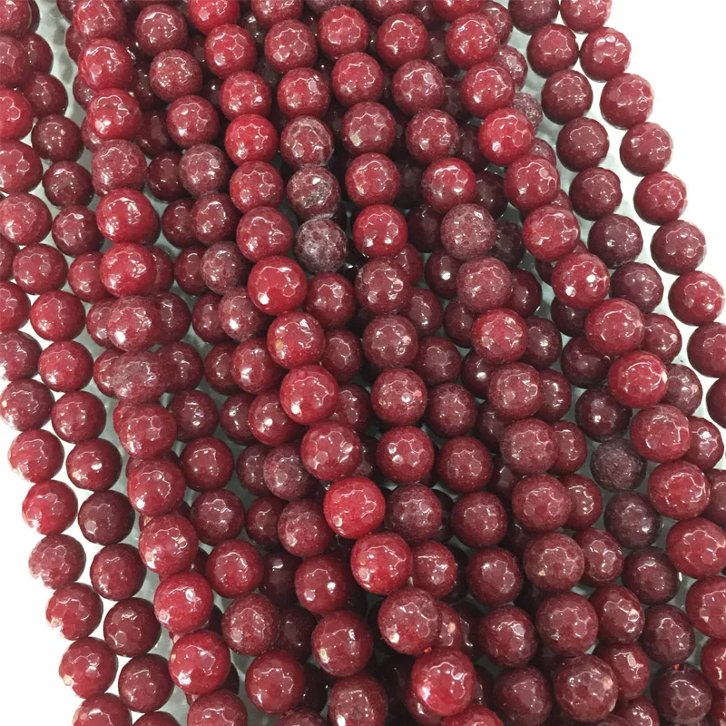 Factory price Natural Deep Red Rubies Faceted Round Loose Beads 15" Strand 6 8 10 MM Cut Natual Stone For Jewelry Making DIY New
Factory price Natural Deep Red Rubies Faceted Round Loose Beads 15" Strand 6 8 10 MM Cut Natual Stone For Jewelry Making DIY New