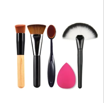 4pcs Makeup Brush Powder Foundation Travel Cosmetic Brushes Contouring Fan Makeup Brush Tools With Sponge Puff / by dhl 200sets
4pcs Makeup Brush Powder Foundation Travel Cosmetic Brushes Contouring Fan Makeup Brush Tools With Sponge Puff / by dhl 200sets