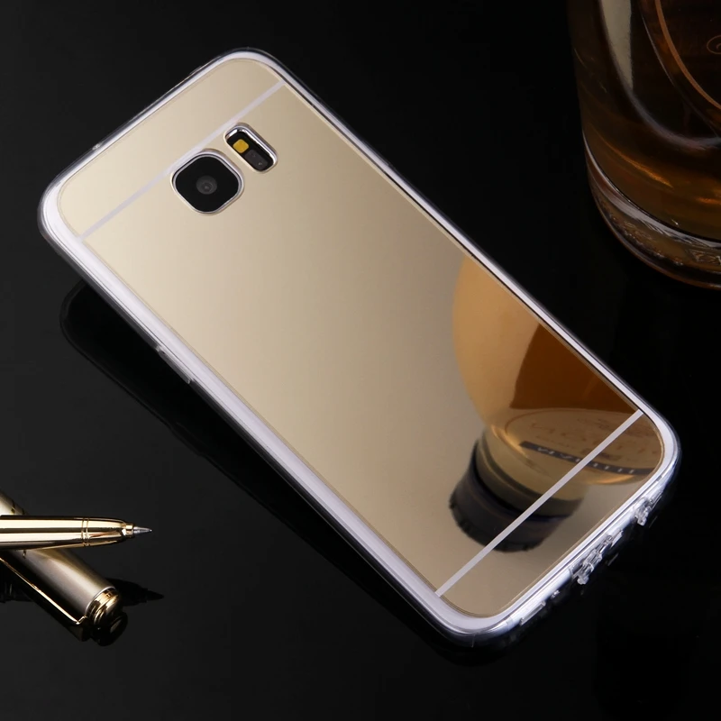 

Mirror TPU Case Back Cover For Samsung Galaxy J1 Ace J120 J2 J3 J5 J7 J510 J710 A310 A5 A510 A7 A710 A8 S3 S4 S5 S6 S7 Edge Plus