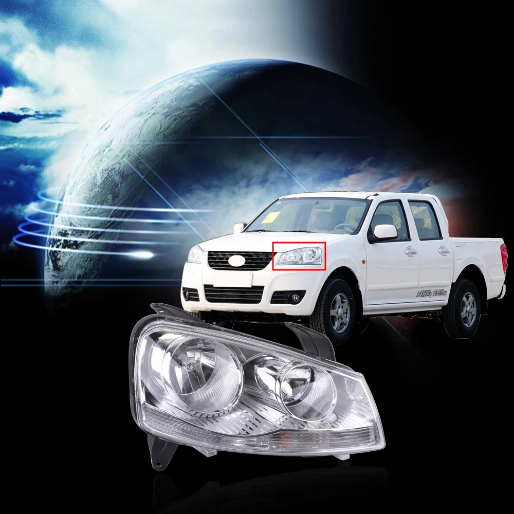 

CAPQX Front headlight Headlamp For Great Wall Wingle 5 2008 2011 2013 2014 2015 2016 2017 Euro V200 Manual or Electric type