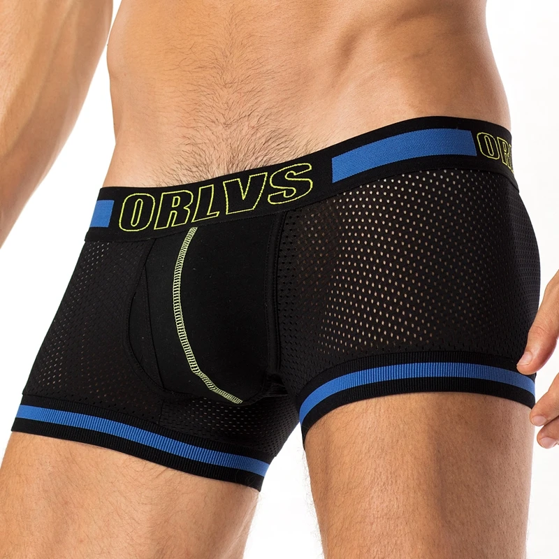 ORLVS Brand Sexy Boxer Men Mesh Underwear Men U Pouch Sexy Underpants Cuecas Cotton Pants Trunks Boxer Shorts Male Panties
ORLVS Brand Sexy Boxer Men Mesh Underwear Men U Pouch Sexy Underpants Cuecas Cotton Pants Trunks Boxer Shorts Male Panties