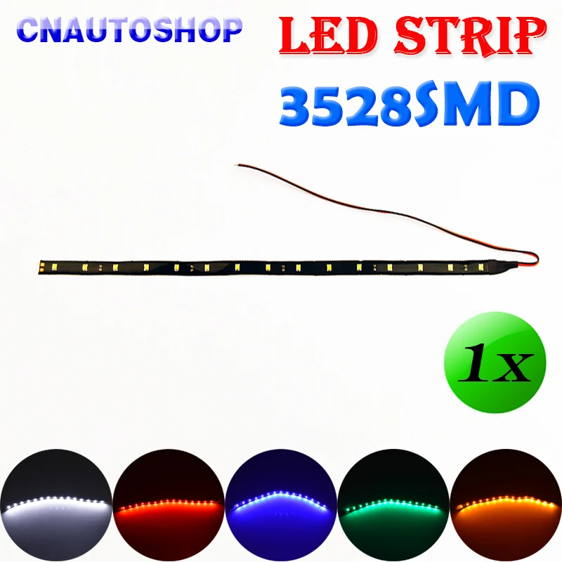 Hippcron 1 PCS Waterproof LED Strip Lights 12V 30cm High Power Car Daytime Running Light Flexible Decoration Auto Lamp
Hippcron 1 PCS Waterproof LED Strip Lights 12V 30cm High Power Car Daytime Running Light Flexible Decoration Auto Lamp