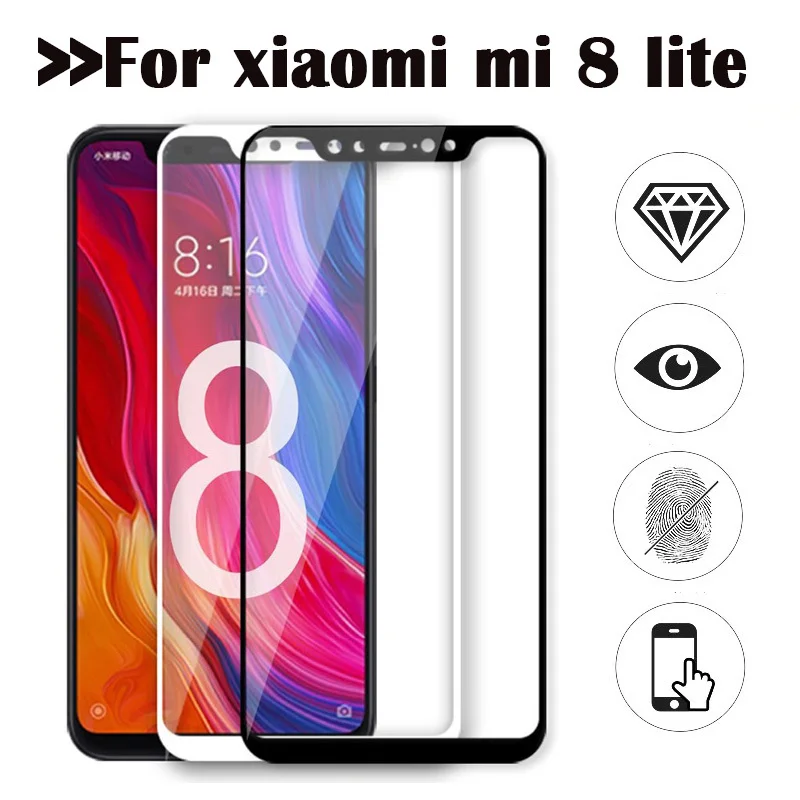 Закаленное стекло для Xiaomi 8 Mi Lite Защитная пленка экрана Ksiomi Mi8 se Xiomi pro Xiaom Tremp Xiaomei