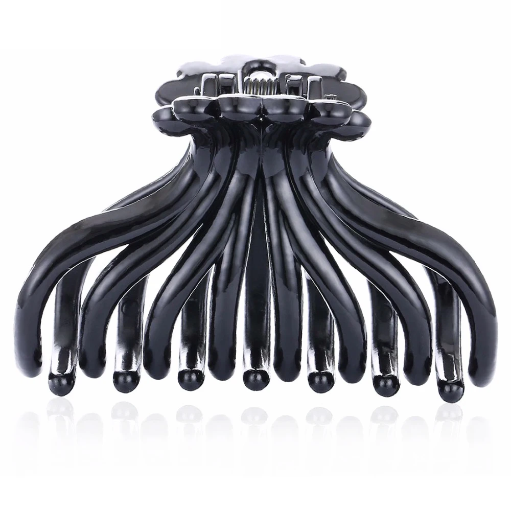 Women Plastic Acrylic Hair Jaw Clip Fashion Hair Claw Black Hairpin Hair Accessories for Female Simple Hair Crab Grip Clamp FJ21
Women Plastic Acrylic Hair Jaw Clip Fashion Hair Claw Black Hairpin Hair Accessories for Female Simple Hair Crab Grip Clamp FJ21