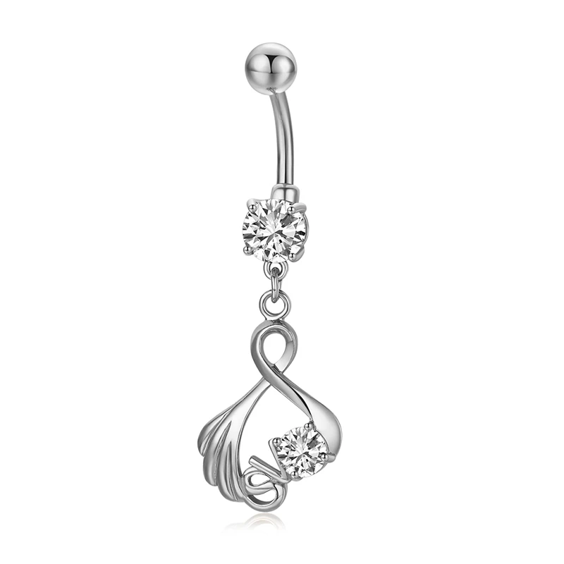 Beautiful Mermaid Tail Love Zircon Umbilical Ring Navel Button Navel Nail Puncture Products
Beautiful Mermaid Tail Love Zircon Umbilical Ring Navel Button Navel Nail Puncture Products