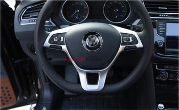 ABS Chrome and Carbon fiber colornterior Car Steering Wheel Button Cover Trim 1pcs for Volkswagen VW Atlas Teramont 2017 2018
ABS Chrome and Carbon fiber colornterior Car Steering Wheel Button Cover Trim 1pcs for Volkswagen VW Atlas Teramont 2017 2018