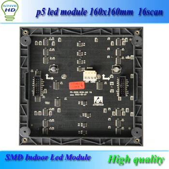 SMD3528 P5 Indoor Full Color LED Module/P5 Indoor 3in1 LED Module /32*32 Pixels/160mm*160mm Module 1/16 Driving Scan LED Display
SMD3528 P5 Indoor Full Color LED Module/P5 Indoor 3in1 LED Module /32*32 Pixels/160mm*160mm Module 1/16 Driving Scan LED Display