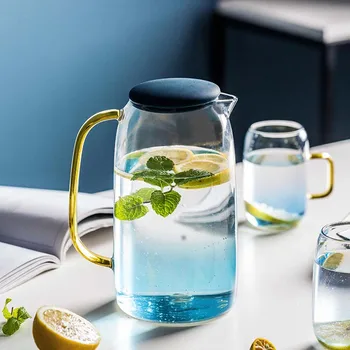 Gradient color marble cold water bottle high temperature glass jug pot large capacity cool white kettle cup set
Gradient color marble cold water bottle high temperature glass jug pot large capacity cool white kettle cup set