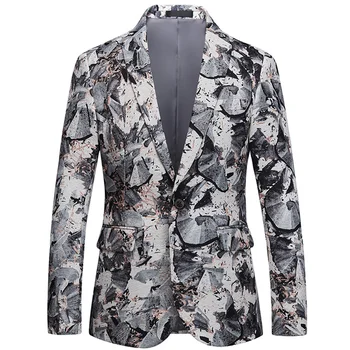 Men's Suits Jacket Print Men Long Sleeve coat high quality Temperament Male Slim Fit Business Casual Wedding Party Blazer M-6XL
Men's Suits Jacket Print Men Long Sleeve coat high quality Temperament Male Slim Fit Business Casual Wedding Party Blazer M-6XL