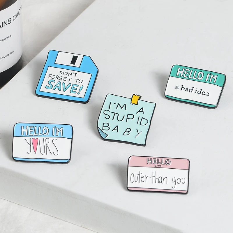 Note Pin Cute Message prompt Lapel Pins Badges Recording Daily Plan Enamel Brooches for Women Paper shirt Bag Jewelry Party Gift
Note Pin Cute Message prompt Lapel Pins Badges Recording Daily Plan Enamel Brooches for Women Paper shirt Bag Jewelry Party Gift