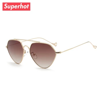 SUPERHOT - 2017 Heart Shaped Metal Frame Sunglasses Men Women Retro Vintage Sun glasses with Superhot Case Cat.3 UV400 80316
SUPERHOT - 2017 Heart Shaped Metal Frame Sunglasses Men Women Retro Vintage Sun glasses with Superhot Case Cat.3 UV400 80316