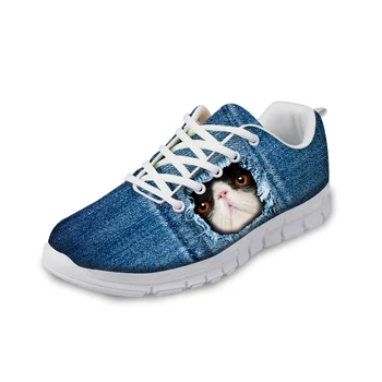 NOISYDESIGNS Fashion Mens Casual Shoes Blue Denim Animal Cat Pet Dog Printed Lace-up Breathable Shoes for Men Leisure Male Flats
NOISYDESIGNS Fashion Mens Casual Shoes Blue Denim Animal Cat Pet Dog Printed Lace-up Breathable Shoes for Men Leisure Male Flats