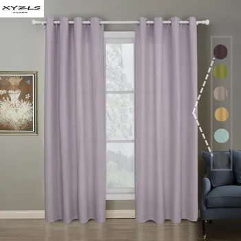 XYZLS 2017 Solid Color Blackout Curtains for Living Room Double-layer Window Curtain for Bedroom Grommet Drapes Blinds 1PC
XYZLS 2017 Solid Color Blackout Curtains for Living Room Double-layer Window Curtain for Bedroom Grommet Drapes Blinds 1PC