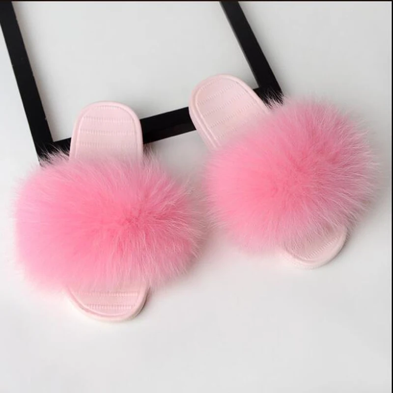 Summer Women Fox Fur Slippers Real Fox hair Slides Female Furry Indoor Flip Flops Casual Beach Sandals Fluffy Plush Shoes s115
Summer Women Fox Fur Slippers Real Fox hair Slides Female Furry Indoor Flip Flops Casual Beach Sandals Fluffy Plush Shoes s115