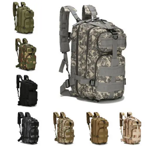 30L 3P Camp Hiking Hunting Military Rucksack Tactical Camo Backpack Trekking Bag
30L 3P Camp Hiking Hunting Military Rucksack Tactical Camo Backpack Trekking Bag