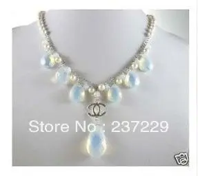 Wholesale price FREE SHIPPING ^^^^Saltwater White Pearl moonstone silver Necklace 18
Wholesale price FREE SHIPPING ^^^^Saltwater White Pearl moonstone silver Necklace 18
