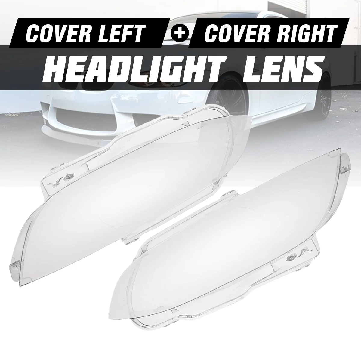 Car Headlight Lens Cover Transparent Case Car Light Lens Headlamp Lens for BMW E92 E93 Coupe Convertible 3 series M3 2006-2010
Car Headlight Lens Cover Transparent Case Car Light Lens Headlamp Lens for BMW E92 E93 Coupe Convertible 3 series M3 2006-2010