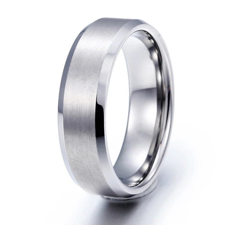 Titanium Color Tungsten Carbide Wedding Band Confirt Fit and Matte Finish Men's Ring Bridal Jewelry
Titanium Color Tungsten Carbide Wedding Band Confirt Fit and Matte Finish Men's Ring Bridal Jewelry
