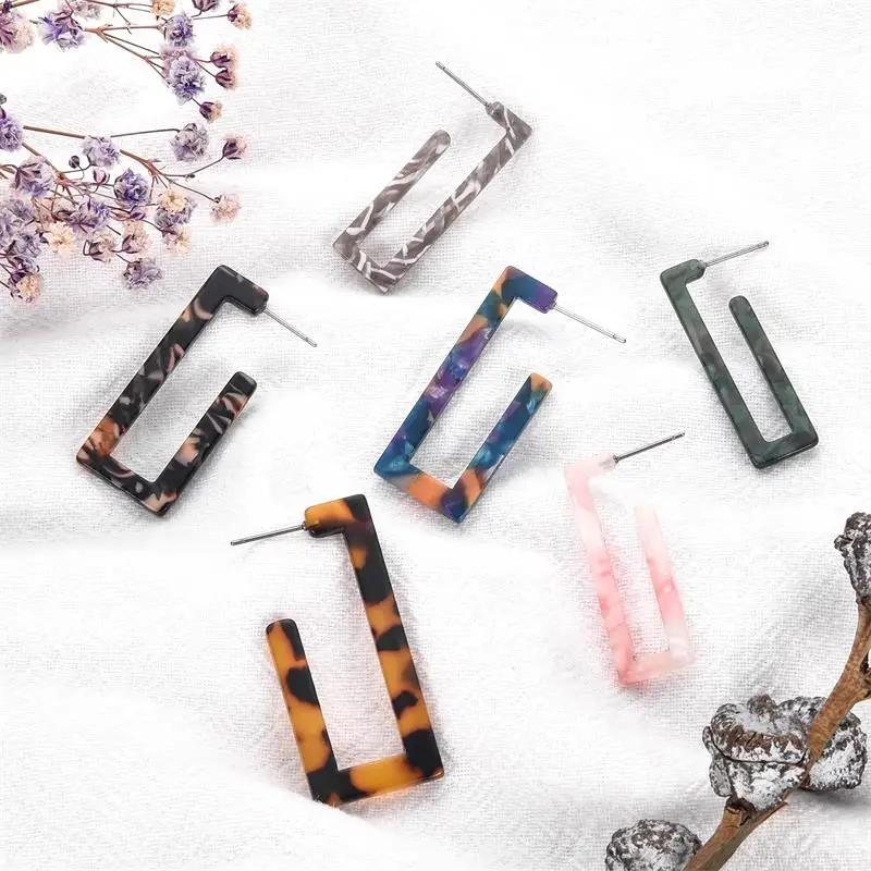 Bohemian Stud Earrings Geometric Stud Earrings Acetate Plate Stud Earrings Fashion Simple Stud Ear Fashion New Woman
Bohemian Stud Earrings Geometric Stud Earrings Acetate Plate Stud Earrings Fashion Simple Stud Ear Fashion New Woman