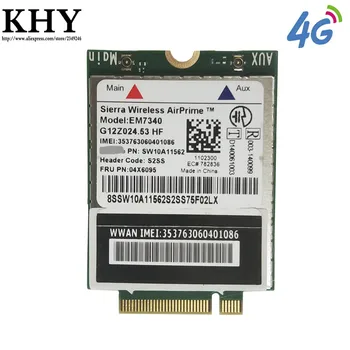 Original EM7340 4G LTE/HSPA+ Wireless Module ThinkPad X1 Tablet 1st Gen ThinkPad 10 (20E3, 20E4) Helix (20CG, 20CH)FRU 04X6095
Original EM7340 4G LTE/HSPA+ Wireless Module ThinkPad X1 Tablet 1st Gen ThinkPad 10 (20E3, 20E4) Helix (20CG, 20CH)FRU 04X6095