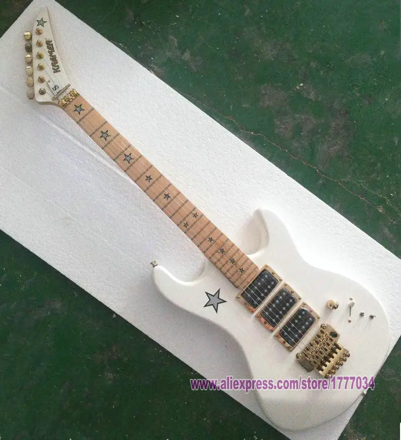 Topquality replica guitar guitare electrique Kramer guitarra electrica Reissue JS Jersey Star Electric Guitar Floyd Rose Tremolo
Topquality replica guitar guitare electrique Kramer guitarra electrica Reissue JS Jersey Star Electric Guitar Floyd Rose Tremolo