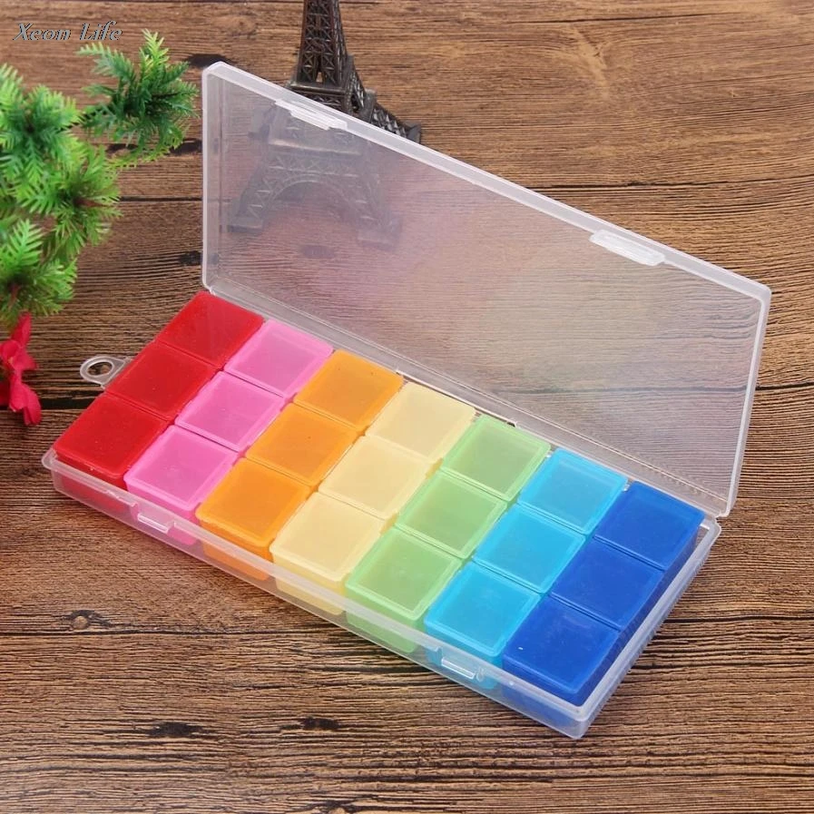24 Grid Box Case Organizer Week Storage Holder Case FOR Medicine Drug Pill 7 Day Compartment Plastic Storage Box Jewelry Earring
24 Grid Box Case Organizer Week Storage Holder Case FOR Medicine Drug Pill 7 Day Compartment Plastic Storage Box Jewelry Earring