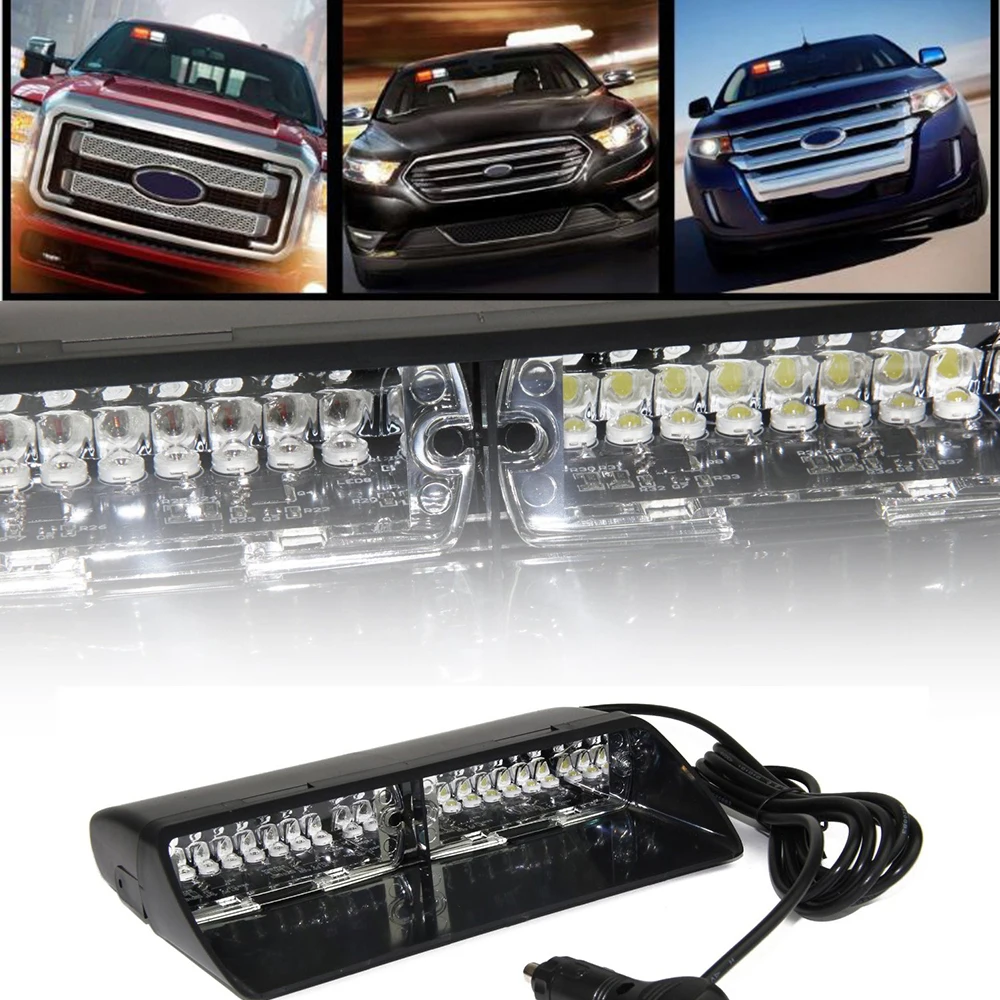 16 LED High Intensity Law Strobe Emergency light Hazard Police Warning Flash Flashlight Enforcement Lights 18 Modes for Interior
16 LED High Intensity Law Strobe Emergency light Hazard Police Warning Flash Flashlight Enforcement Lights 18 Modes for Interior