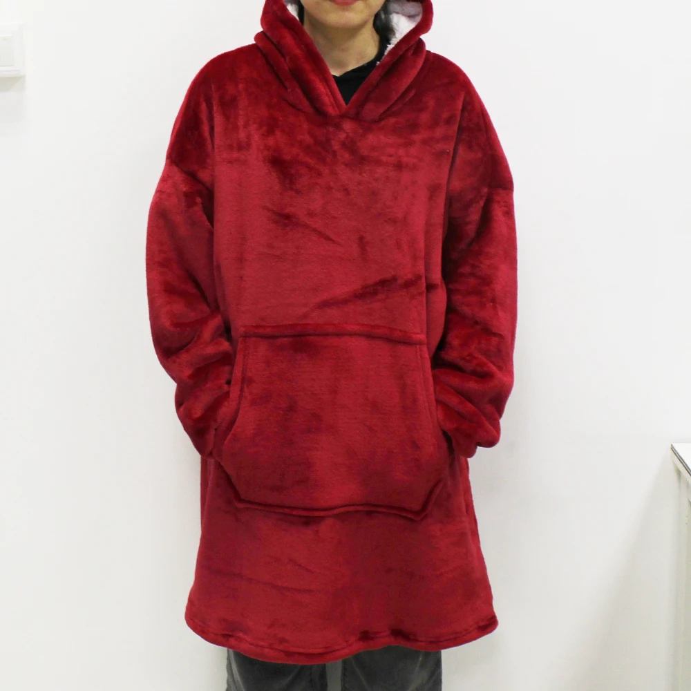 2019 Hot New Winter Outdoor Hooded Blackets Soft Warm Fleece Robe Adult Children Bathrobe Men Women TV Blankets 3
2019 Hot New Winter Outdoor Hooded Blackets Soft Warm Fleece Robe Adult Children Bathrobe Men Women TV Blankets 3